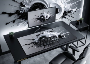 Black Yin Yang Desk Pad Review — Minimalist Aesthetic Meets Premium Gaming Performance